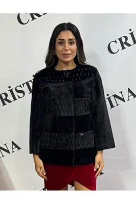 Cristina kısa  kaşe mont