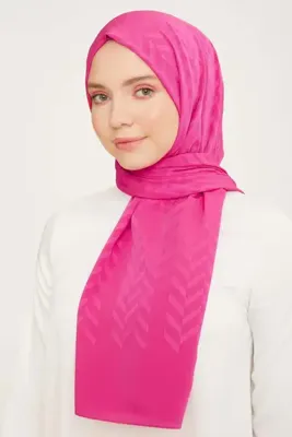 Armine Trend J.Capri Pembe Desenli Şal 1 - 04