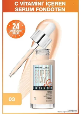 Maybelline New York Maybelline Super Stay Glow Tint Serum Fondöten No: 03