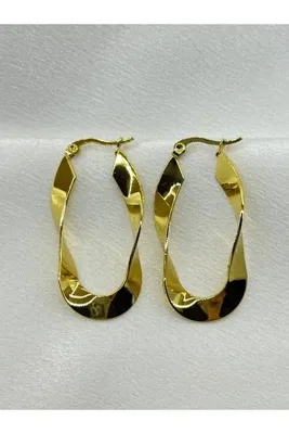 Lavienta Gold Marka Muadili Çelik Küpe