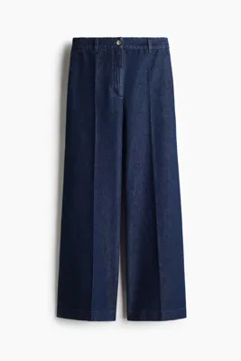 H&M Paçaları Kat İzli Kot Pantolon