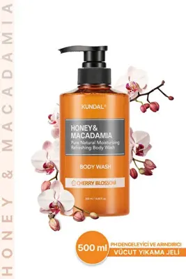 Kundal Ph Dengeleyici ve Arındırıcı Vücut Yıkama Jeli Kundal Honey&Macadamia Pure Body Wash(Cherry Blossom)