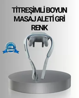 Lisinya VNB-01 Titreşimli Boyun Masaj Aleti Gri Renk - Lisinya