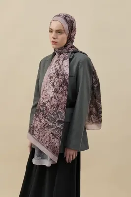 Modakaşmir Papelya Desen Liva Modal Şal