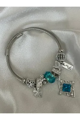 Genel Markalar Gümüş Renkli Charm Bileklik