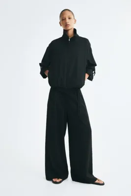 H&M Oversized bubble-hem jacket