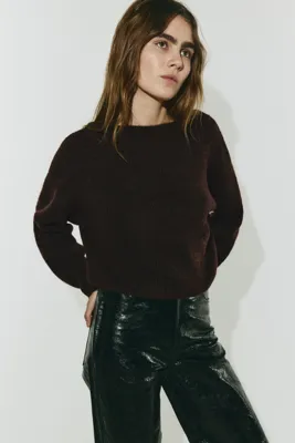 H&M Kayık Yakalı Oversize Kazak