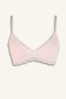 Defacto %100 Pamuk Dantel Detaylı Balensiz Bralet