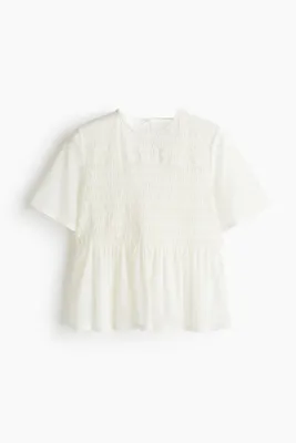 H&M Büzgülü ve Peplumlu Üst