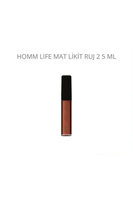 hommbitkisel HOMM LIFE MAT LİKİT RUJ 2 5 ML