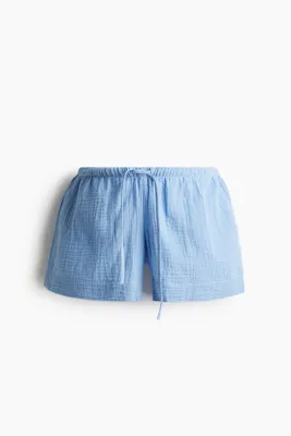 H&M MAMA Büzgü Bağlı Muslin Şort