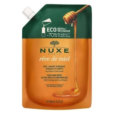 Nuxe Reve De Miel Yüz ve Vücut Yıkama Jeli 400ml -Refill