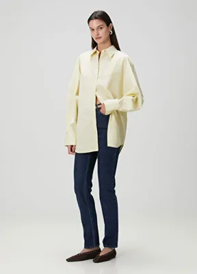 Toteme Lacivert Slim Fit Jean Pantolon