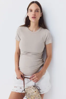 H&M MAMA Ribanalı Jarse Tişört
