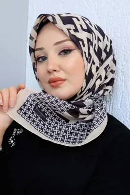 Big ModaEbrar Desenli Soft Eşarp - 127