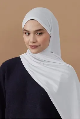Modakaşmir Penye Şal beyaz Rengi
