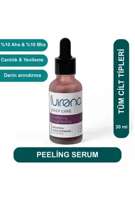 Fuirena Deep Care Peeling %10 Aha %10 Bha Canlandırıcı Cilt Tonu Eşitleyici Cilt Bakım Serumu