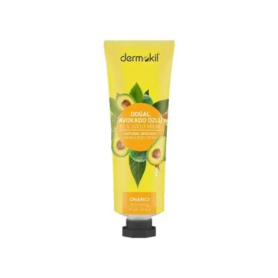 Dermokil Doğal Avokado Yağlı El ve Vücut Kremi 75 ml