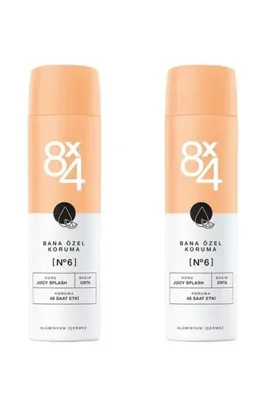 8X4 No.6 Juicy Splash Kadın 2'li Sprey Deodorant 150 ml & Oje