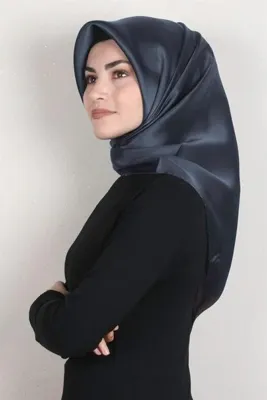 ARMİNE Düz Ipek Eşarp 1134 Antrasit