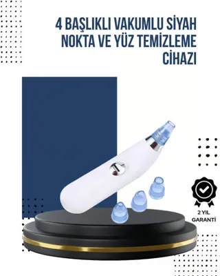 Trendexa Mikro Kristal Başlıklı Siyah Nokta Temizleme Cihazı - Vakum Gücüyle Gözenek Sıkılaştırıcı