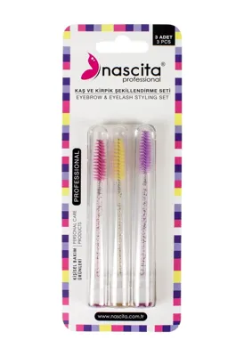 Nascita Tüplü Maskara Fırça Seti 3'lü Naseyefr0009