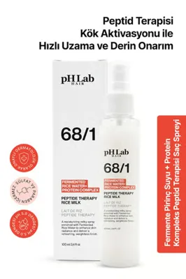Ph Lab PhLab Hair Peptid Terapisi Fermente Pirinç Suyu Protein Complex Saç Spreyi
