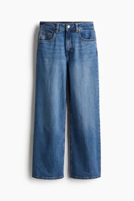 H&M Wide High Waist Jeans
