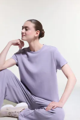 DeFacto Ultra Yumuşak Slim Fit Kısa kollu Modal Tişört