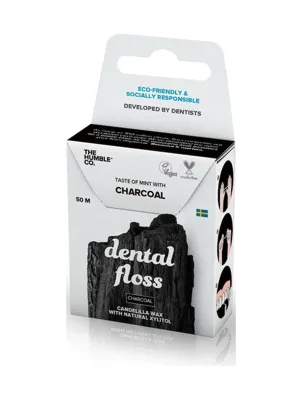The Humble Co. Dental Floss Kömür Etkili Diş İpi 50 M