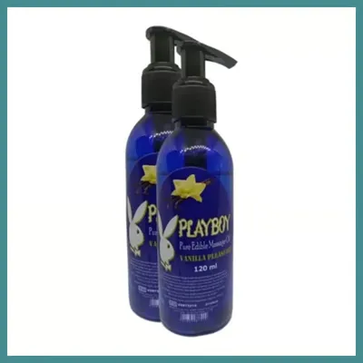 Trendexa Süper Playboy Pure Edible Massage Oil 120ML Vanilya Aromalı Masaj Yağı 2 Adet MAC