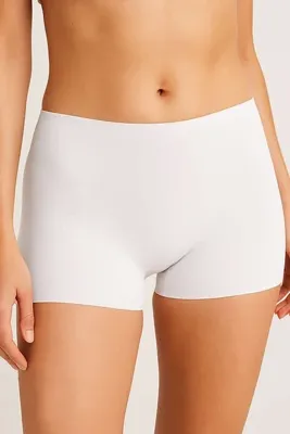 NBB Ekru Lazer Kesim İz Yapmaz Short