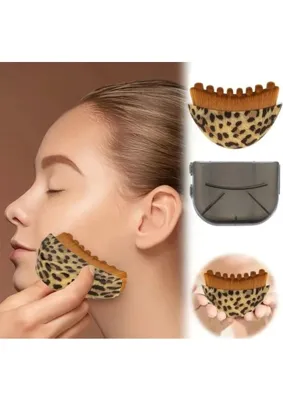 Uravas Store Uraselect Leopar Görünümlü Lenf Drenaj Masaj Fırçası Kutulu