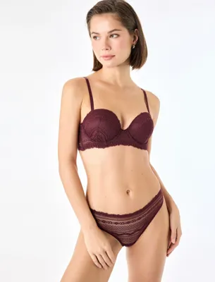 Koton Rahat Kalıp Normal Bel Dantelli String Külot