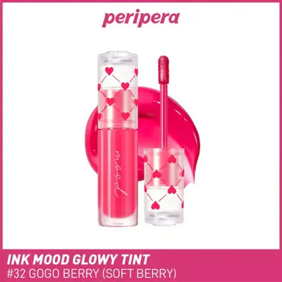 Diğer Kalıcı, Pigmentli, Parlak Bitişli Tint Ink Mood Glowy Tint 32 Gogo Berry Soft Berry