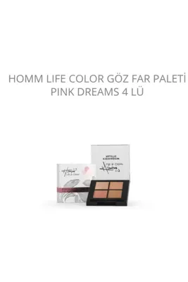 hommbitkisel Homm Life Göz Far Paleti Pink Dreams 4 lü