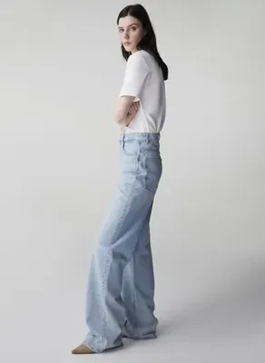 İpekyol Açık İndigo Kadın %100 Pamuk Denim Pantolon IS1260018018CC2