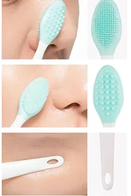 Femmelogy Silikon Siyah Nokta Ve Akne Temizleyici Yüz Peeling Fırçası
