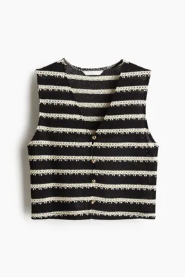 H&M Tekstüre Jarse Yelek