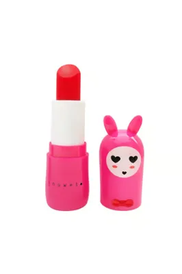Inuwet Pembe Renkli INUWET LIP BALM CHERRY Dudak Nemlendirici 3+ Yaş İçin Organik ve Vegan Formül