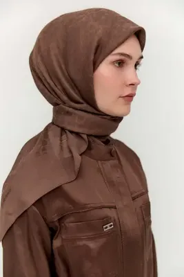 Setrms Leopar Desenli Pamuk Naina Eşarp