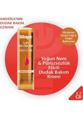 Str Store Lip Infusion Restore - Yoğun Nem, Yumuşaklık ve Pürüzsüzlük Etkili Yenileyici Dudak Kremi- 3.7gr