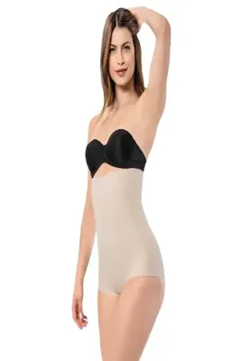 jilly jo Kadın Lazer Kesim Yüksek Bel Slip Korse 2 Beden Inceltme Garantili