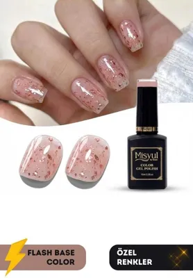 misyul UV Led Kalıcı Oje Nail Art 15 ml Flash Base Color F04