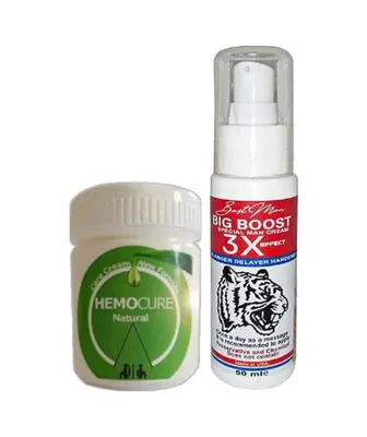 Kostore Hemocure 50 Ml Cream Özel Karışıım Hemeruid Bağsur Kremi + Yanında Erkeklere Özel 3x Hareket Tetikleyici Krem