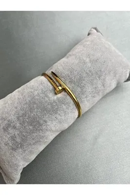 Beymir Aksesuar ÇİVİLİ TASARIM GOLD RENK BİLEKLİK