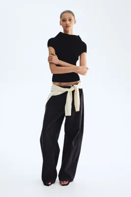 H&M Yarım Balıkçı Yakalı Üst