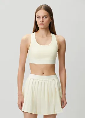Guess Alba Sarı Spor Sütyeni