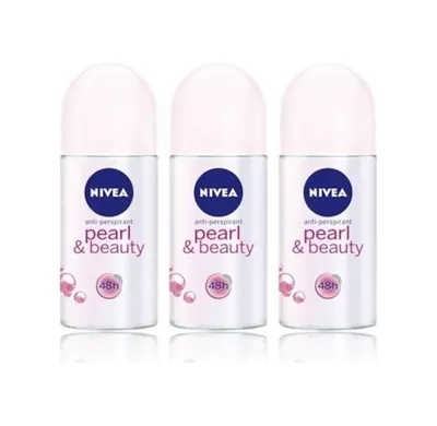 Nivea Kadın Roll-On Deodorant Pearl & Beauty 50 Ml - 3 Adet