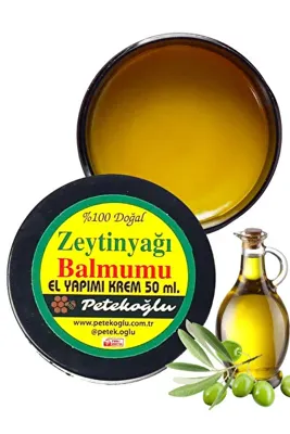 Petekoğlu 50ml Balmumu Zeytinyağı Günlük Onarıcı Ve Nemlendirici Krem Cam Şişede
